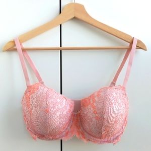 Pink Lace Bra